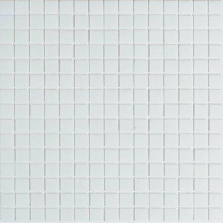 APOLLO TILE Dune 12 in. x 12 in. Glossy Pearl White Glass Mosaic Wall and Floor Tile 20 sq. ft./case, 20PK APLSA88WH103A